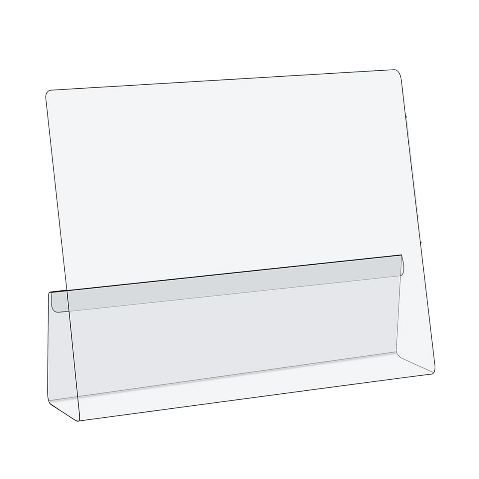Прозрачная подставка для хранения рецептов, 23X32X8 см