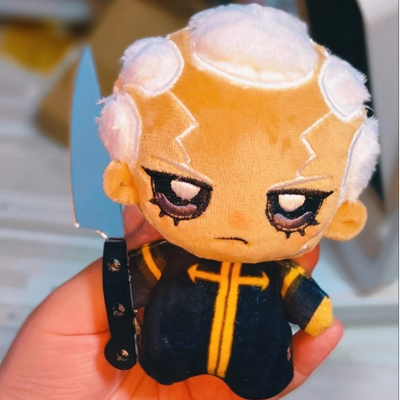 Фото В наличии 10 см Jojo'S Bizarre Adventure Enrico Pucci аниме плюшевая кукла плюшевые игрушки фигурки украшения коллекция праздничные подарки №3