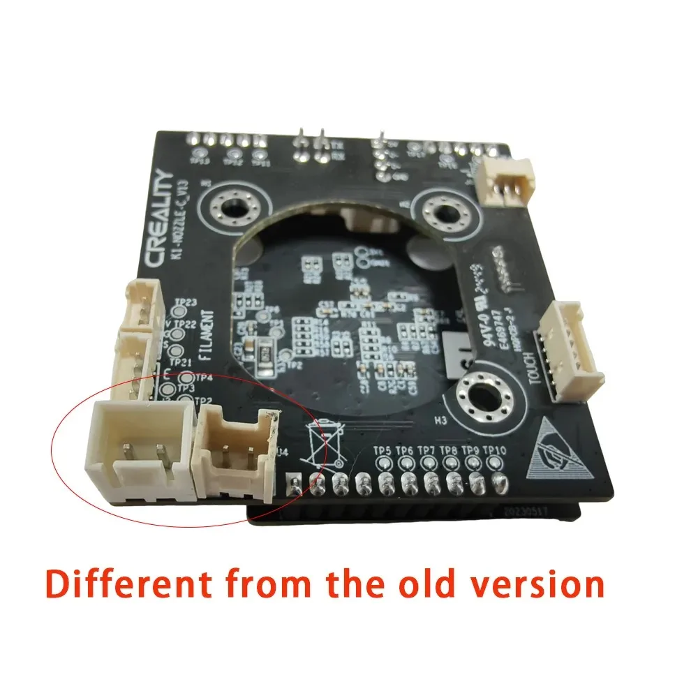 Фото Плата адаптера PCBA Creality K1 Max/K1C/K1SE_T9_GD32F303CBT6 + керамический нагревательный блок (2025 новой версии) для 3D-принтера серии K1 №2
