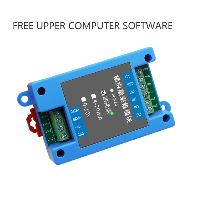Фото Компактный модуль сбора аналоговых сигналов — поддерживает Modbus TCP/IP, идеально подходит для компактной промышленной автоматизации окружающей среды №3