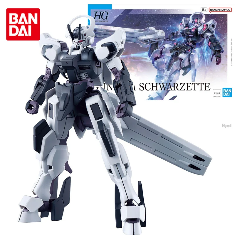 Bandai Original HG 1/144 MDX-0003 Gundam Schwarzette аниме экшн-Фигурки игрушки для мальчиков девочек детей подарок на день рождения Модель