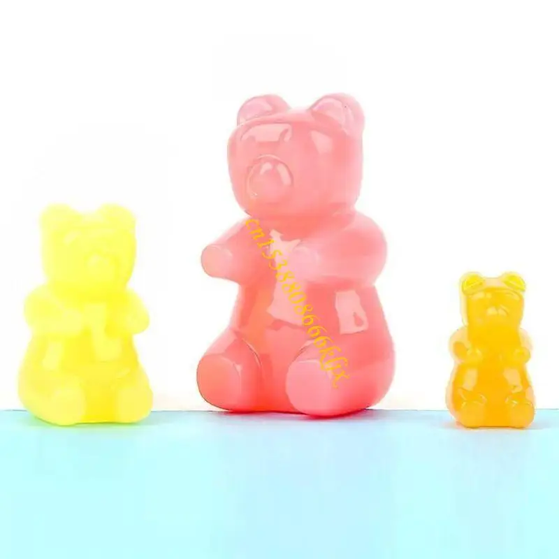 Фото Gummy Bear Candy Silicone Loote Cake шоколадный кулон -ювелирные изделия Diy 066c №3