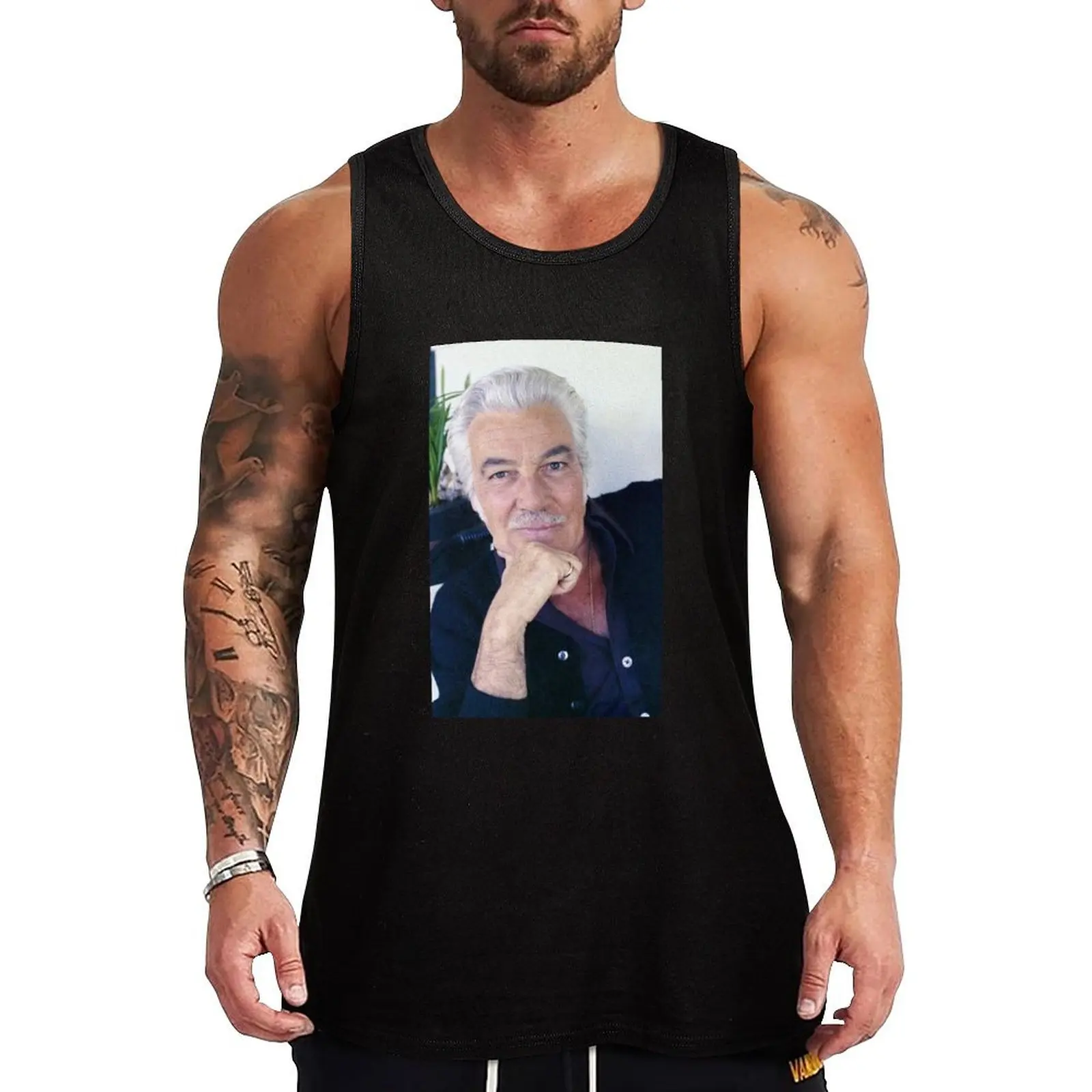 Майка для спортзала CESAR ROMERO, мужские футболки, мужская одежда для спортзала