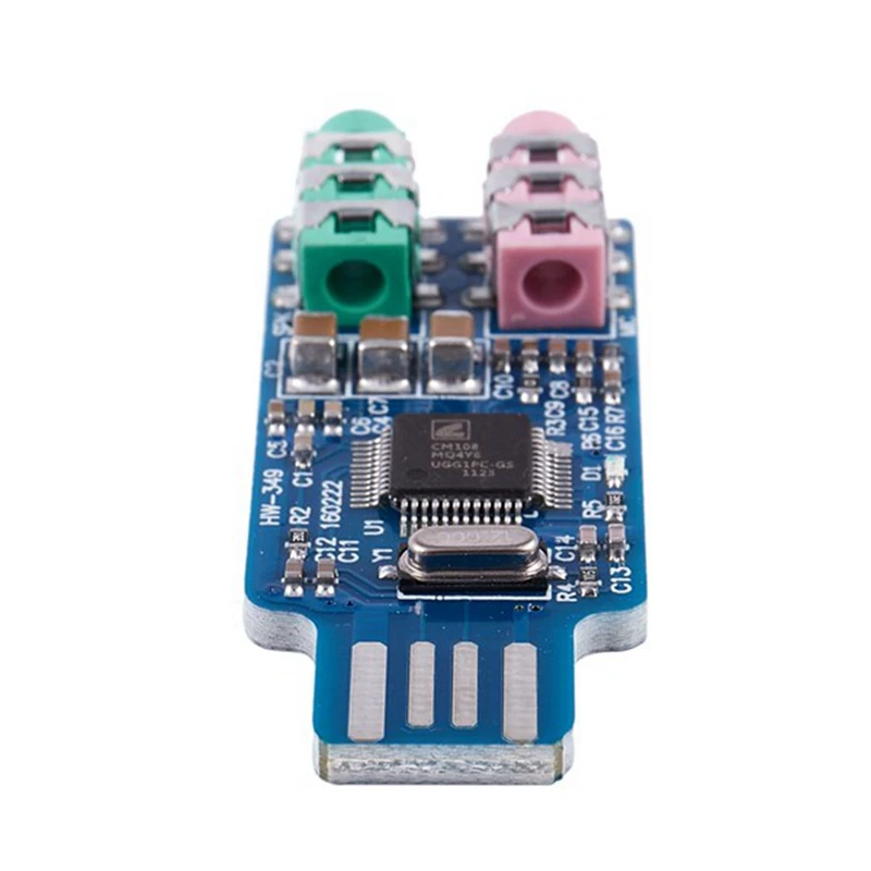 4 шт., USB-звуковая карта CM108