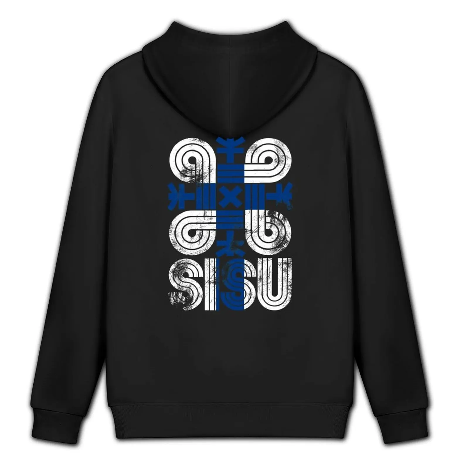 Фото Sisu Финский символ защиты Rune Толстовка мужская одежда мужское пальто корейская одежда мужская одежда новые толстовки №5