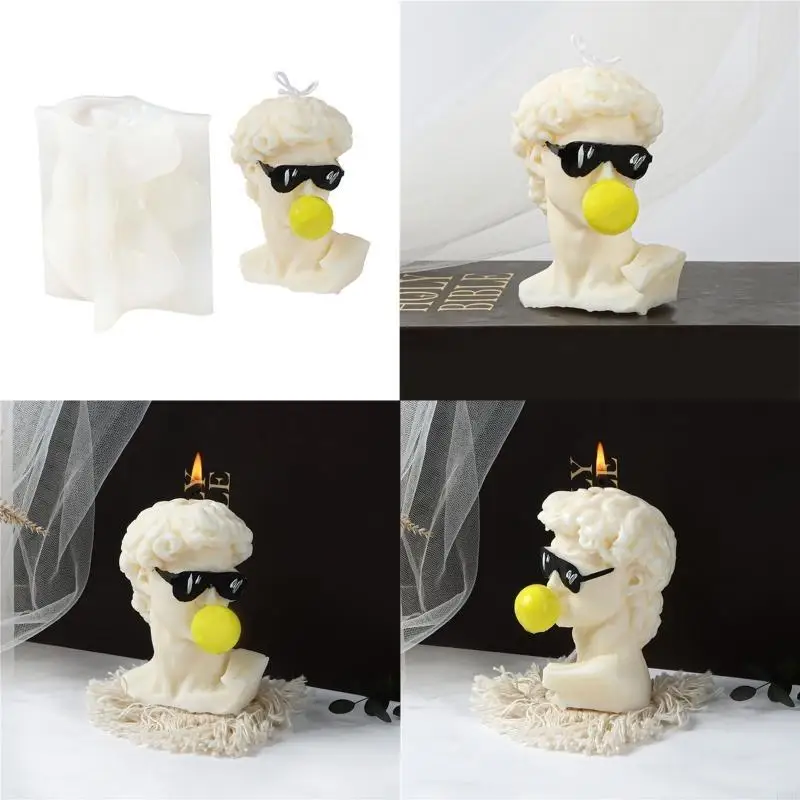 Фото R3MC GCLESES BUBLE 3D SOAP FOLM DIY Свеча эпоксидная форма ручной формы ручной работы №2