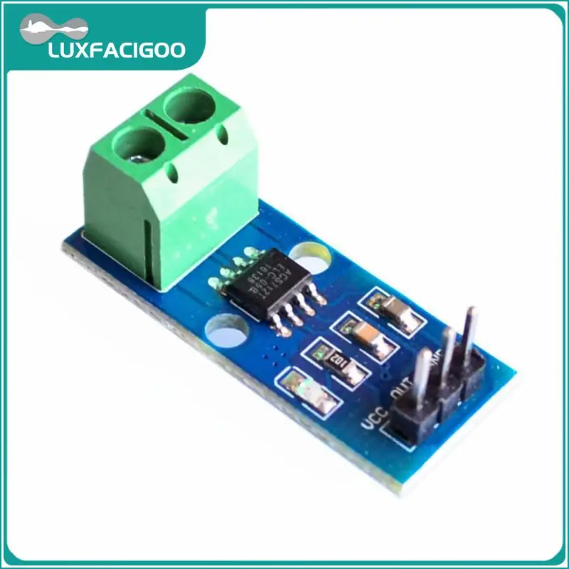 Модуль датчика Холла Acs712, модуль тока холла, 5 В, 5 А, синий, для Arduino