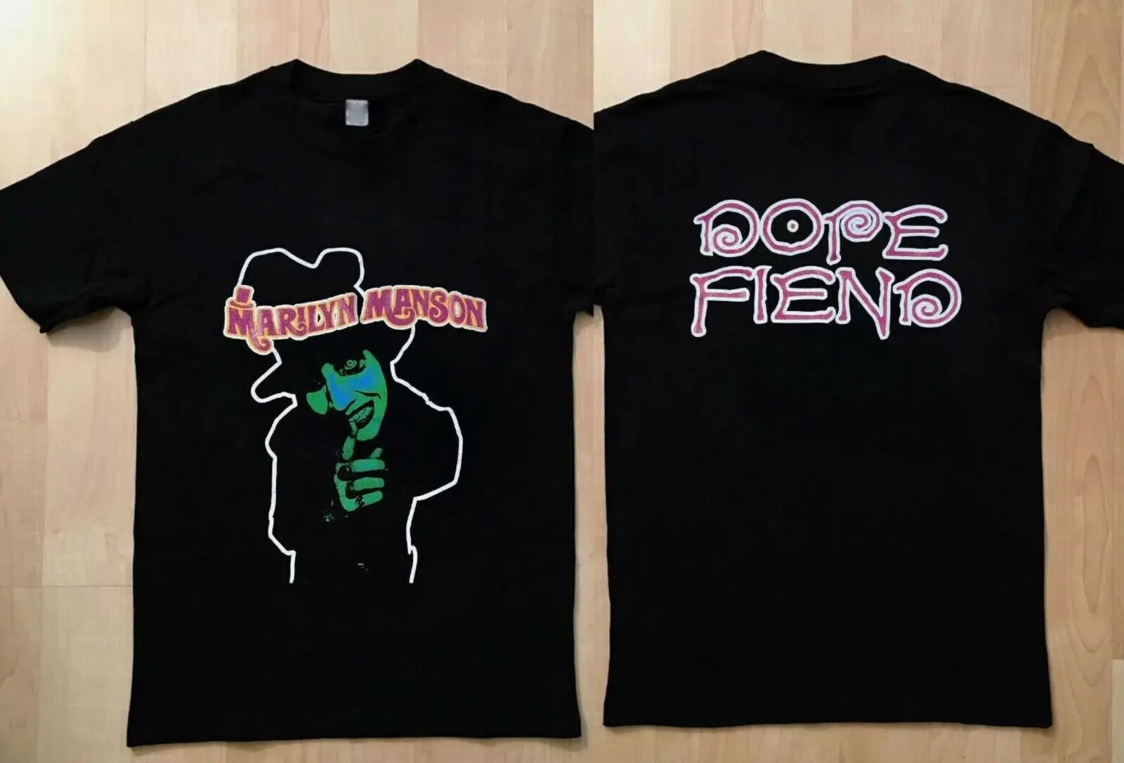 VTG 90s Мэрилин Мансон пахнет как детская рубашка новая футболка 2 стороны