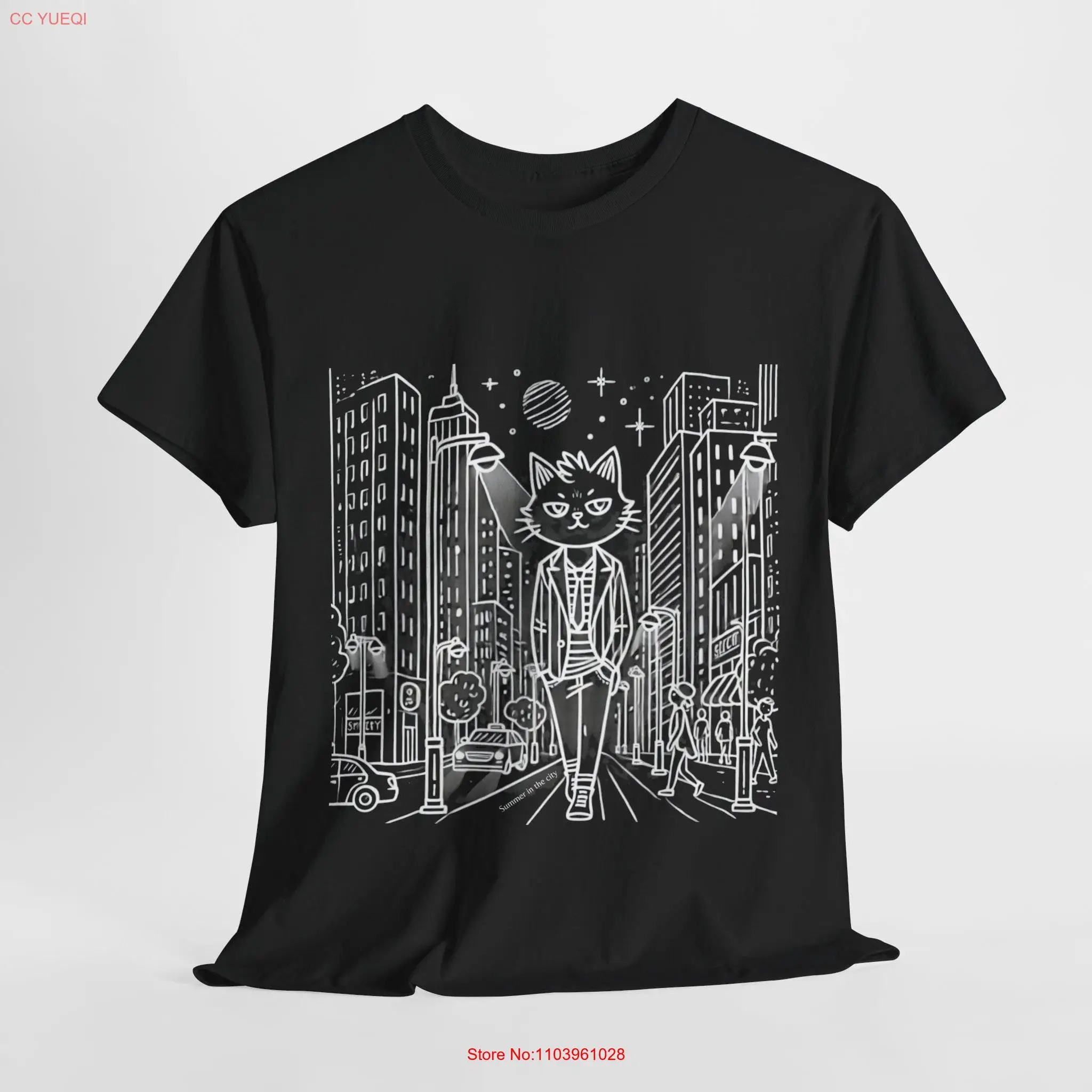 Городская летняя футболка Urban Vibes Street Style Cityscape Downtown с длинными или короткими рукавами