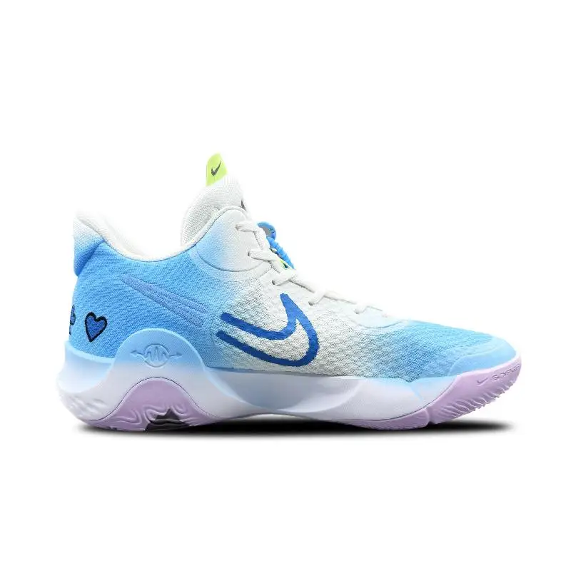 Фото 【Настроить】Nike KD Trey 5 IX винтажные баскетбольные кроссовки унисекс черные кроссовки средней высоты DJ6922-100 №2
