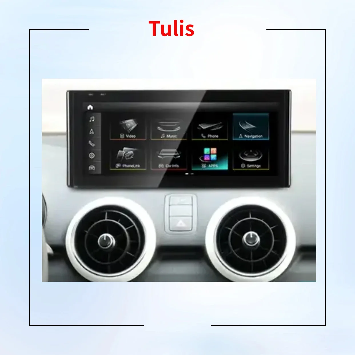 Tulis Android 13 Автомобильный DVD-плеер для A3 2014-2020 Мультимедийный мультимедийный навигационный монитор Авто Радио Android Auto Wi-Fi 4G