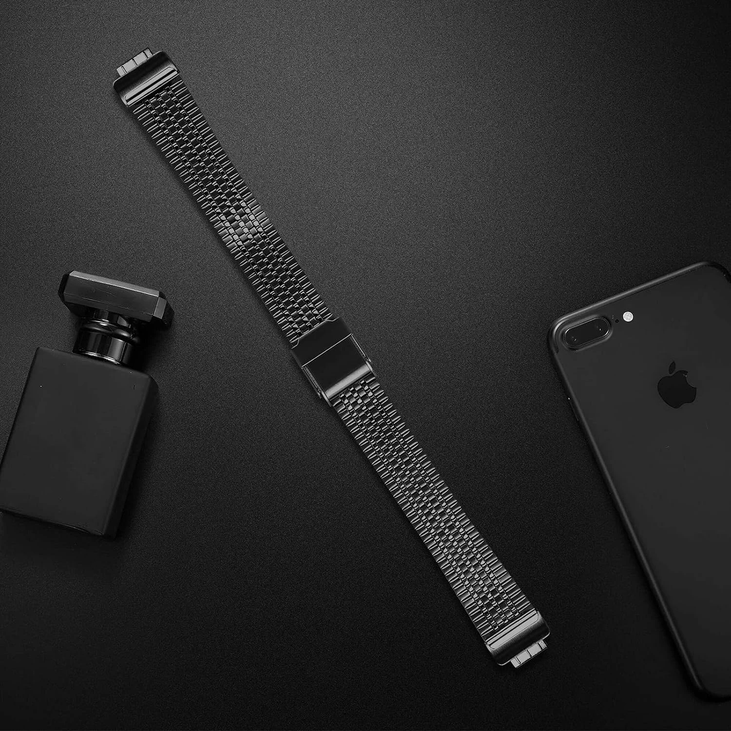 Фото Улучшите свой Fitbit Inspire/Inspire HR с помощью этого элегантного, стильного и безопасного браслета из нержавеющей стали для идеального, прочного, №4