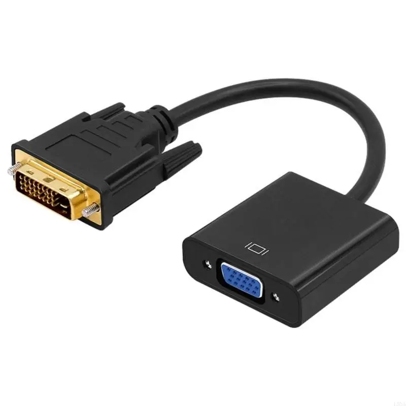 2025 Новый DVI 24+1PIN мужского до VGA Женский кабельный шнур Высокие характеристики DVI-D до VGA