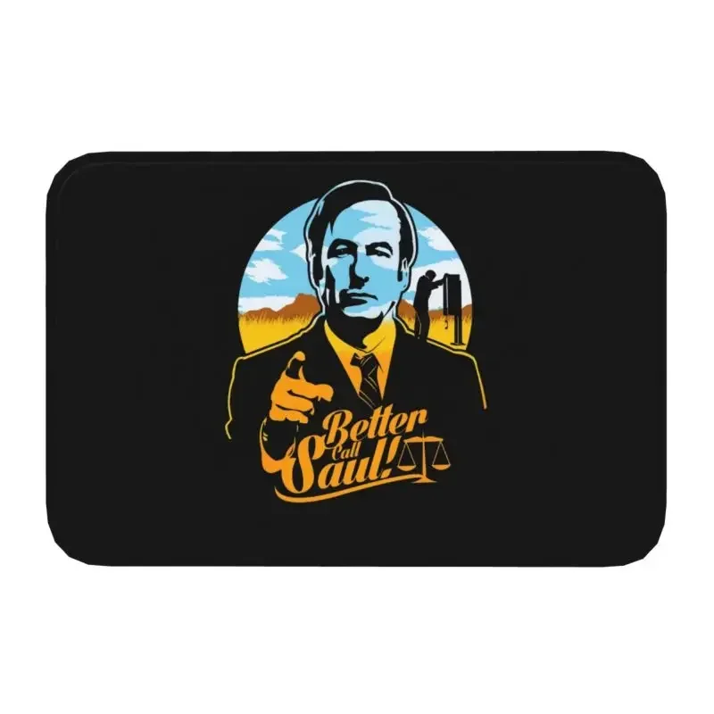 Коврик для входной двери Heisenberg, противоскользящий, с надписью «Better Call Saul»