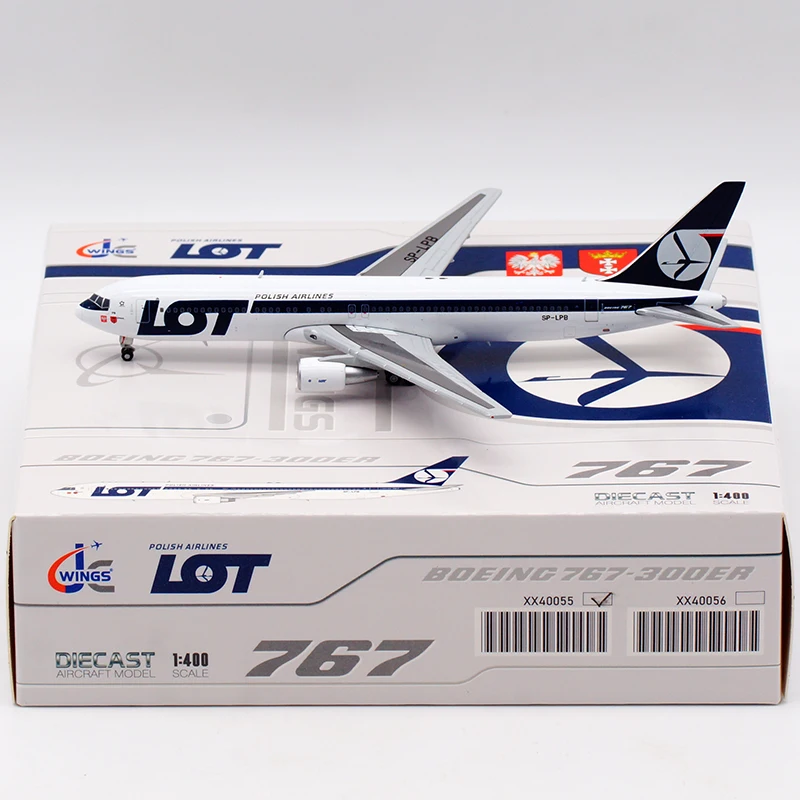 XX40055 Коллекционный самолет из сплава в подарок JC Wings 1:400 LOT Airlines «StarAlliance» Boeing B767-300ER Литая под давлением модель самолета SP-LPB