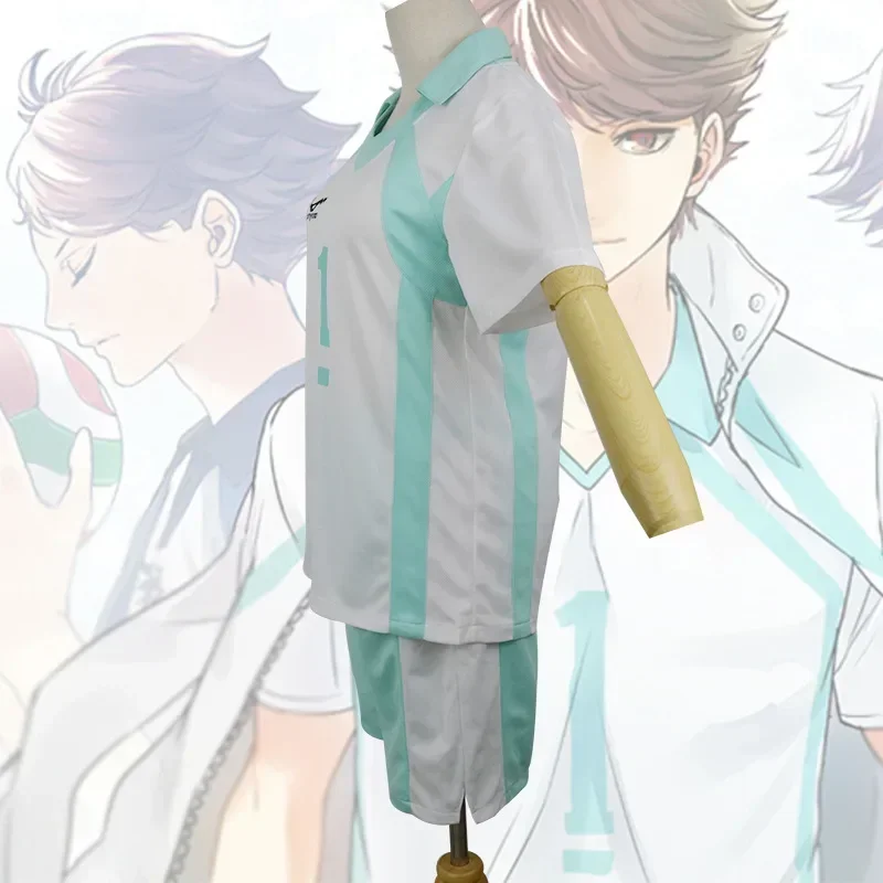 Фото Аниме Хайкю!! Aoba Johsai VBC High School Косплей Oikawa Tooru Волейбольный клуб Джерси Косплей Костюм Униформа Спортивная одежда №4