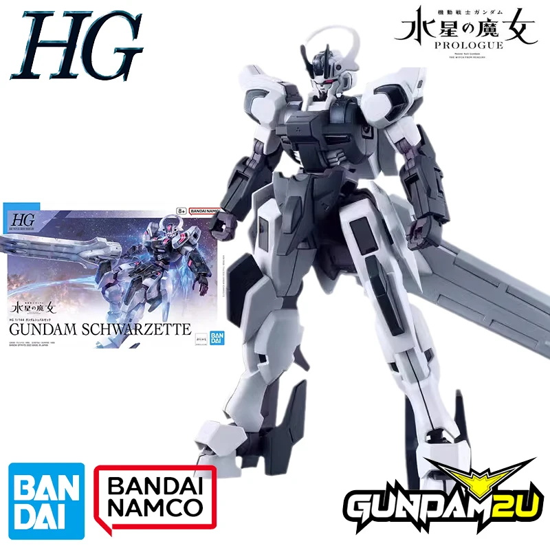 Фигурки героев аниме Bandai Gundam, Оригинальные фигурки из аниме «ведьма» ртути шварцетте, подарки для детей, 1/144