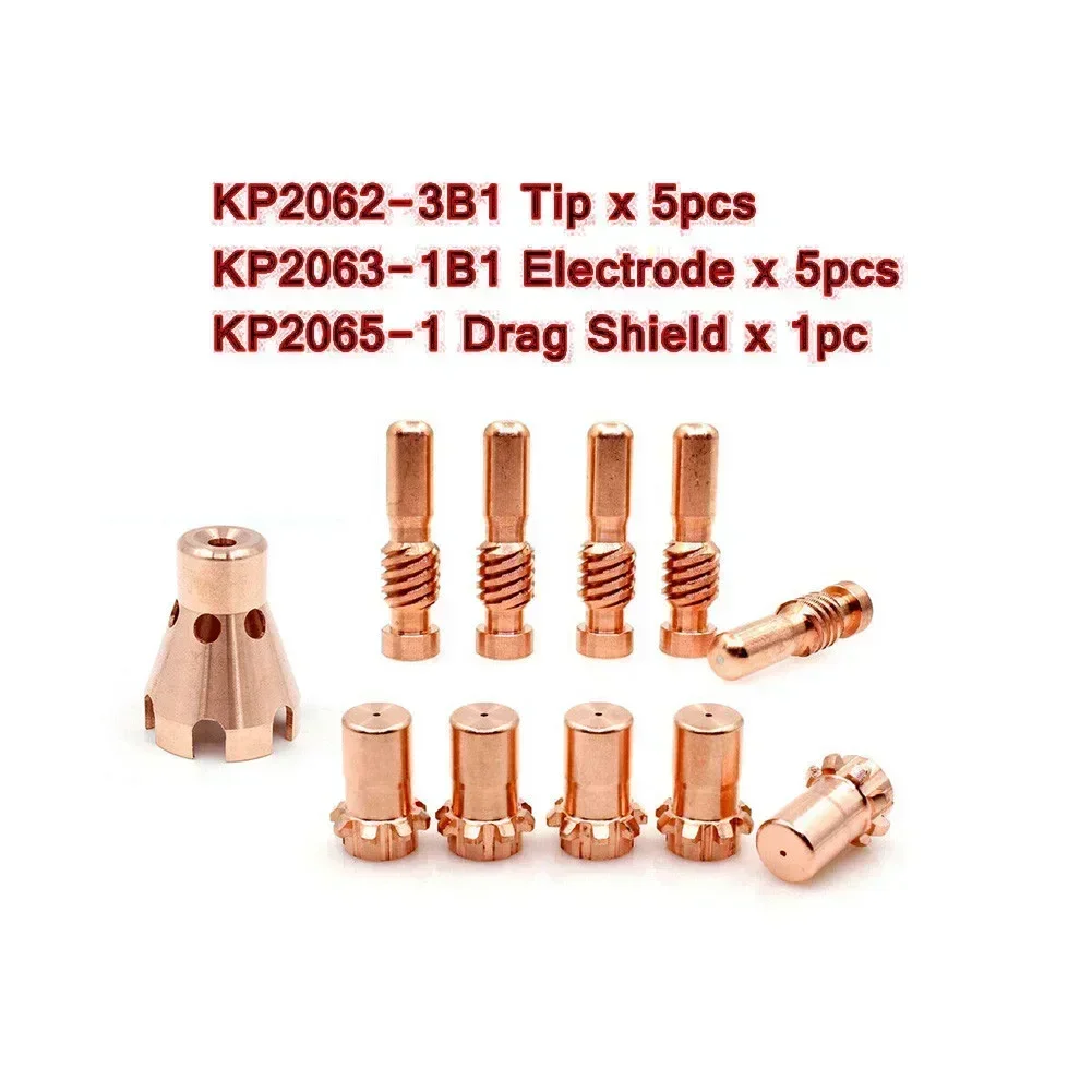 Насадки для плазменной резки KP2062-3B1 и электроды KP2063-1B1 для ProCut 20 55 80, аксессуары для плазменной электрической резки ﻿
