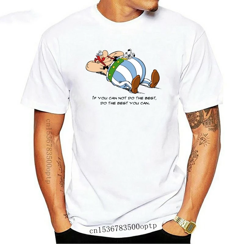 Мужская одежда Asterix Obelix Nap Do, лучшая мужская футболка премиум качества, хлопковая футболка