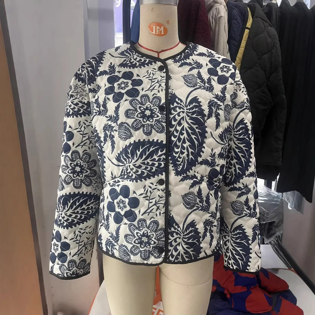 Фото Европейская и американская стеганая хлопковая куртка AliExpress на осень и зиму, новая универсальная стеганая куртка в форме сердца, куртка №2