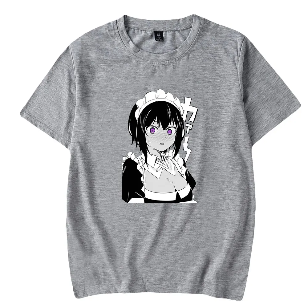 Фото 2023 Saikin Yatotta Maid ga Ayashii T shirt Streetwear Short Sleeve Anime Tees Cosplay Pullover Fashion Crewneck Tshirt Tops №4