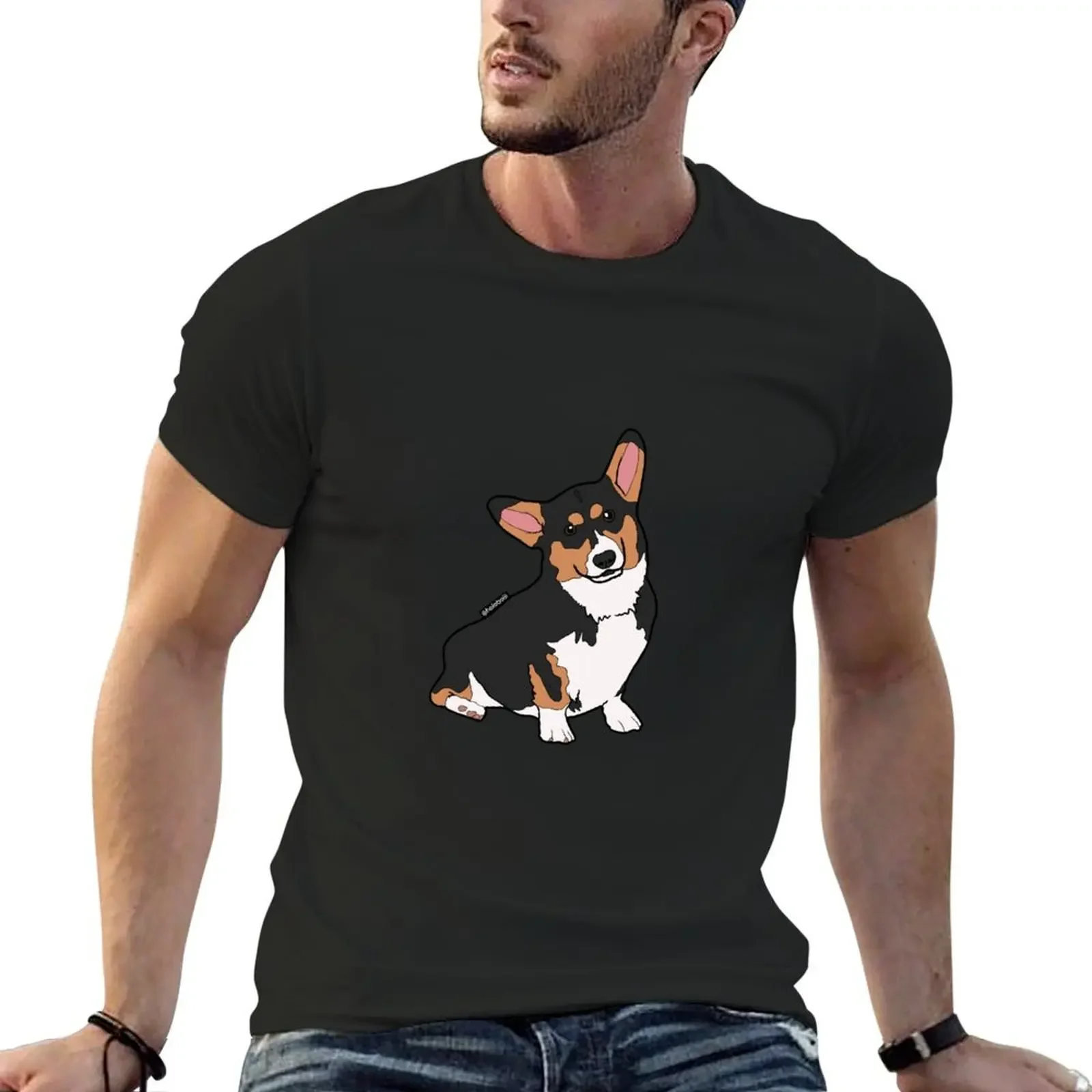 Футболка Cedric Diggory The Corgi, футболки с рисунком, персонализированная футболка, футболка большого размера, мужские рубашки с рисунком