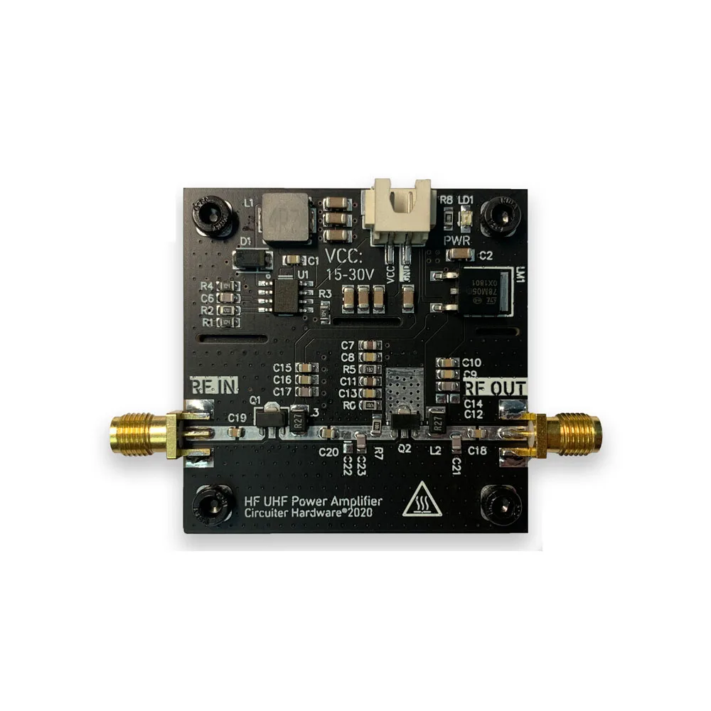 Усилитель мощности 6 ~ 500 МГц 4 Вт HF VHF RF Gain 30dB для любительского радиопередатчика Walkie Talkie короткая волна CW AM 433M 13,56 M (art.: 3920c33f2c34e) - 3920c33f2c34e