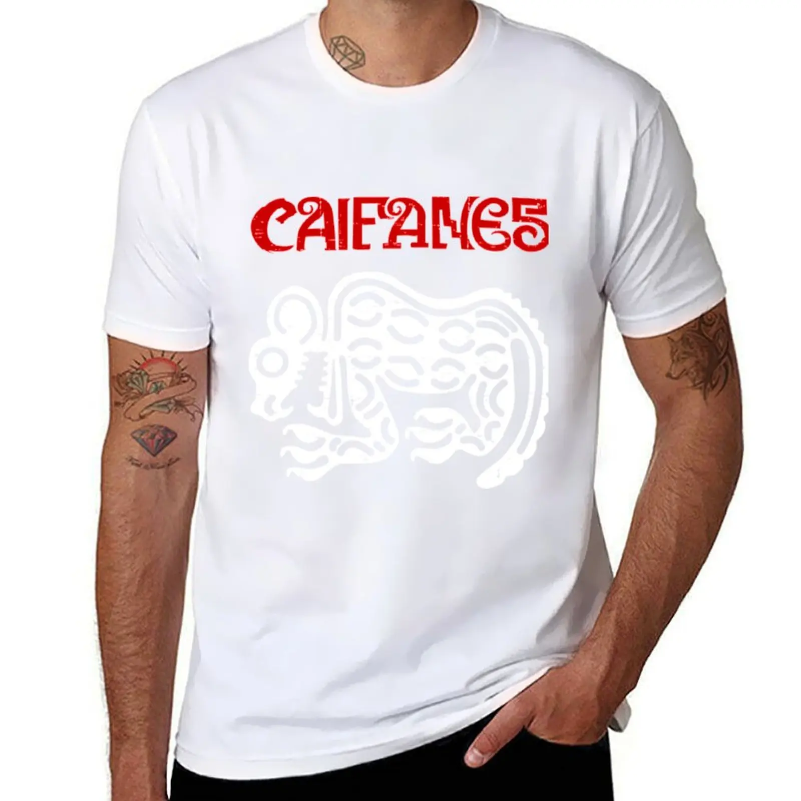 Футболка Caifanes Rock Latino, незаменимая футболка, забавные футболки, мужская футболка
