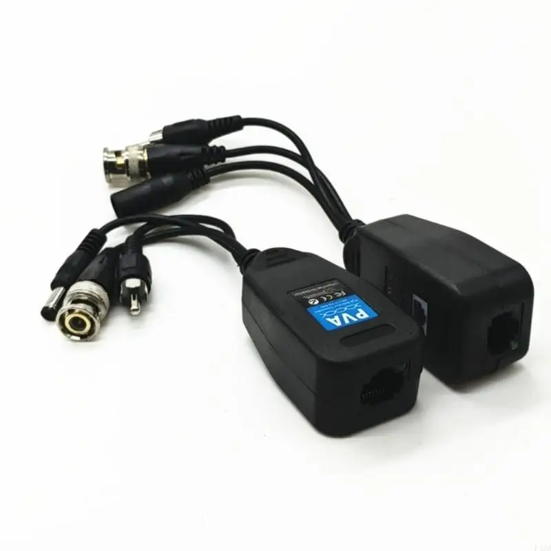 F42D RJ45 CCTV Video Persaseiver Coax BNC Power Power Power Connectors для HDCVI HDTVI AHD Аксессуары для камеры высокой Сетевое оборудование