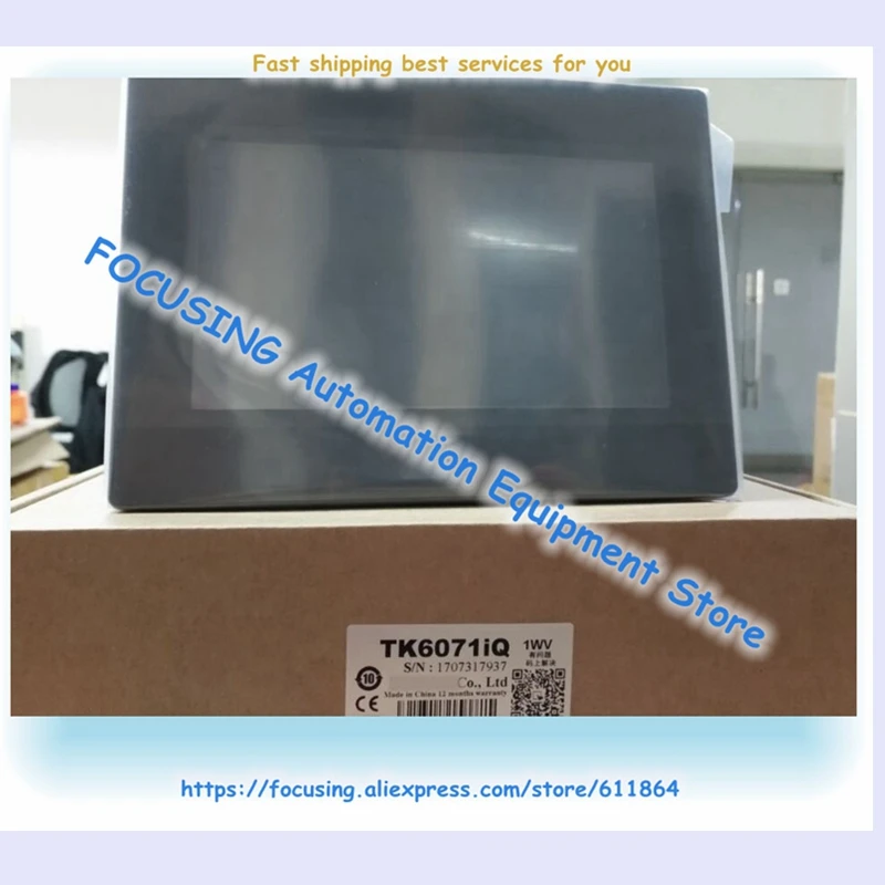 TK6071IQ Новый сенсорный экран HMI 7 дюймов TFT LCD 800*480 128 Мб Flash 32Bit Полная замена TK6070IQ