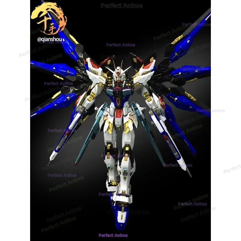 Фото Wanda Electron Color MGEX Strike Freedom GD 1/100 Bandai Собранная модель Mecha Assault G D Фигурка №2