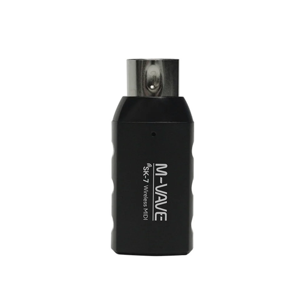 Беспроводной адаптер MIDI-USB 49,6x21x18,8x мм ABS 2,4 ГГц перезаряжаемый кабель передачи для M-VAVE SK7 аксессуары для клавиатур