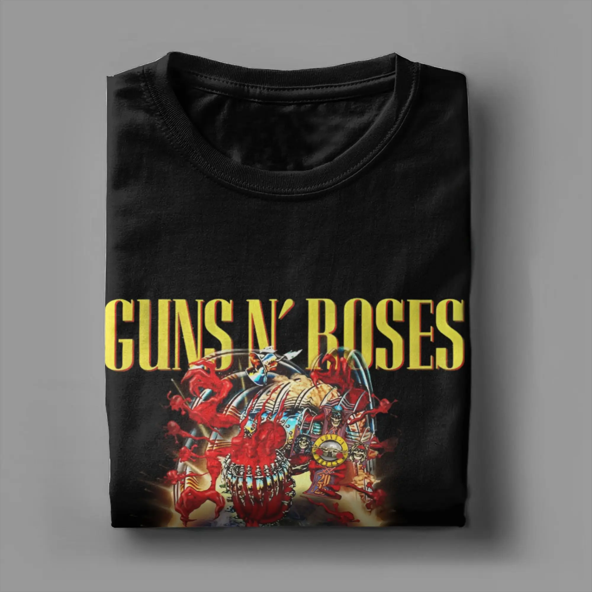 Фото Guns N Roses Band Outfit Футболки унисекс Хлопковая футболка Новое поступление Топы Футболка №3