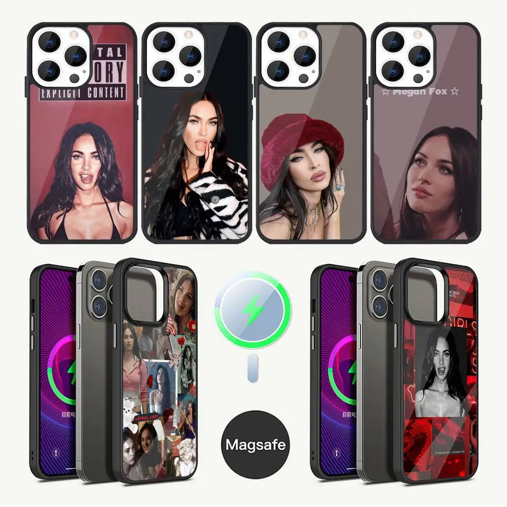 M-Megan D-Denise Fox J-Jennifers Phone Case For iPhone 16,15,14,13,12,11,Plus,Pro,Max Mini Magsafe Magnetic Wireless Charging