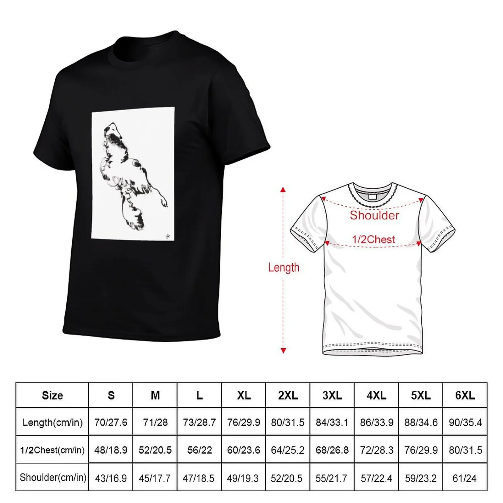 Футболка Borzoi Dog 3, сидящая поза, футболки из 100% хлопка, забавные футболки, мужская футболка (art.: 3920d25ac108f) - 3920d25ac108f