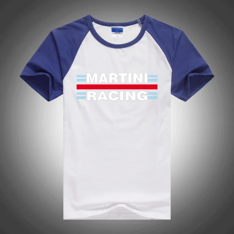 Летняя новая модная мужская футболка с логотипом Martini Racing, Повседневная Лоскутная уличная одежда с коротким рукавом, топы, футболки, 2024 (art.: 3920c5d4fd2bb) - 3920c5d4fd2bb