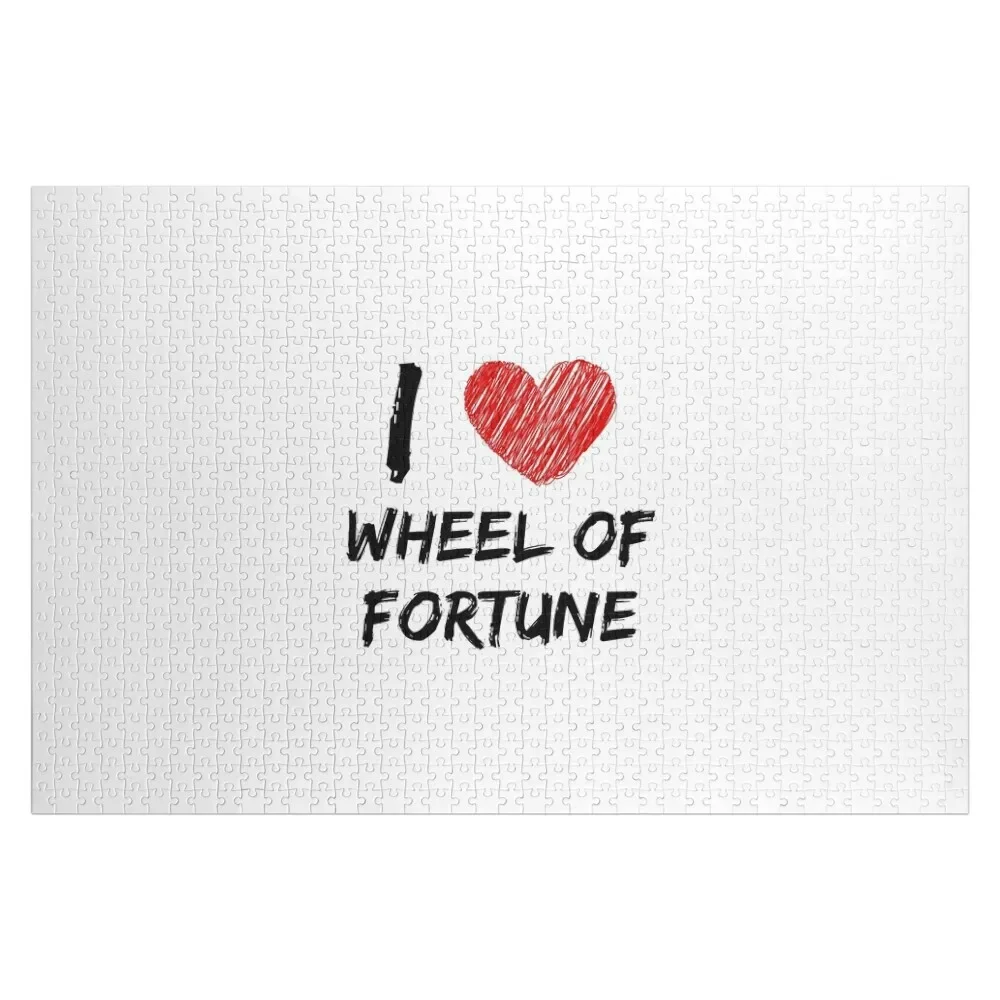 Пазл I Love Wheel of Fortune, аксессуары для диорамы, детали головоломки для взрослых, персонализированный пазл