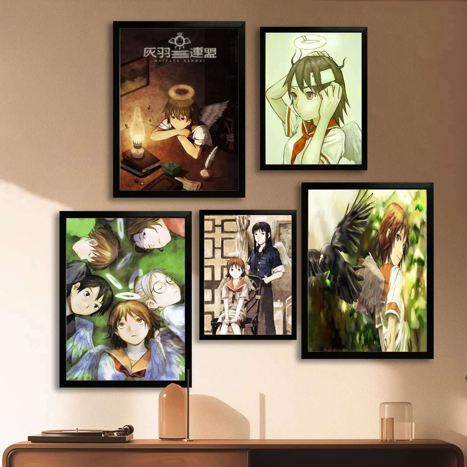 Хайbane renmei аниме холст художественный постер и настенное искусство, картина с принтом, современная семья, декор для спальни, постеры, декоративная живопись