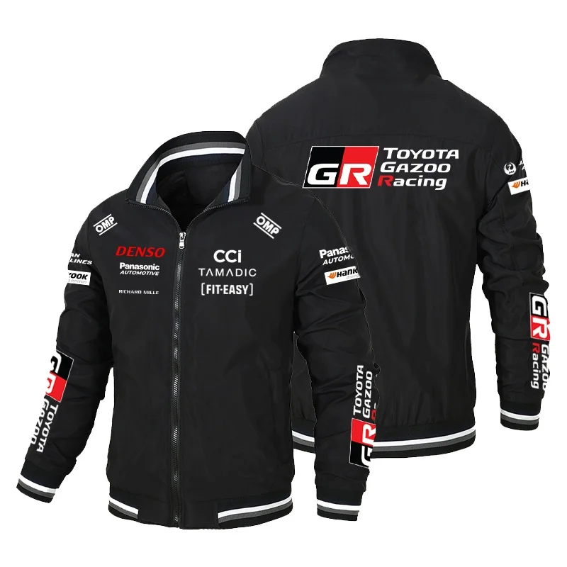Фото Куртка чемпионов мировой команды Toyota GAZOO RACING 2025 года, мужская официальная форма большого размера, спортивные топы для экстремальных гонок, мотоциклетные топы №3