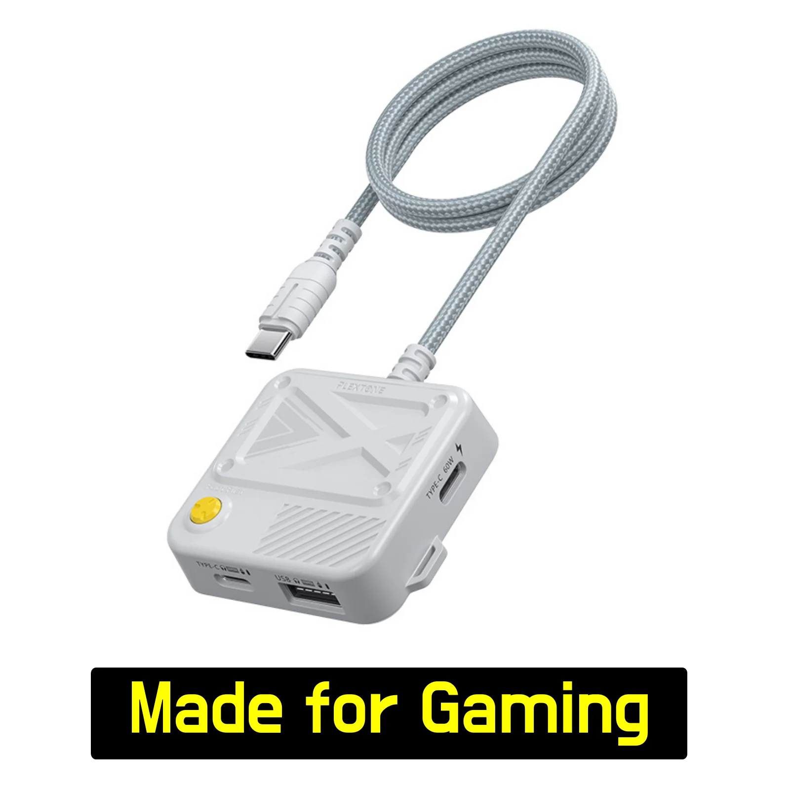 Игровой адаптер для киберспорта PLEXTONE GS5, аудиоадаптер USB-C и зарядный адаптер, 3,5 мм/тип C/USB, аудио Hi-Res, зарядка 60 Вт
