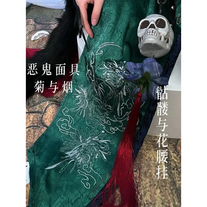 Фото Китайский сериал TGCF Tian Guan Ci Fu Xie Lian Hua Cheng Косплей Костюм QiRong Qi Rong Qing D Ye You Cos Платье Hanfu Полный комплект №5