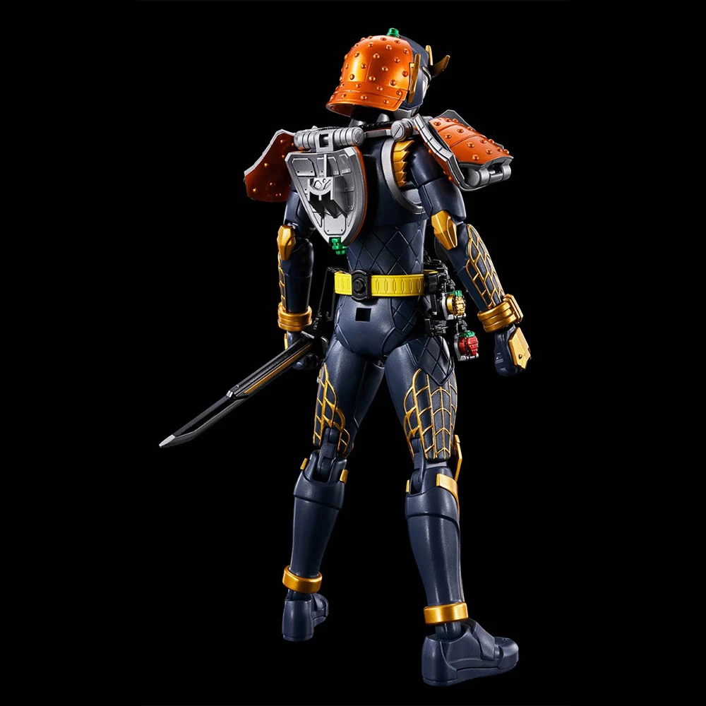 Фото В наличии Bandai фигурка-Rise Standard Kamen Rider Gaim (оранжевые ручки Ver.) Сборная экшн-фигурка, Коллекционная модель, набор игрушек №3