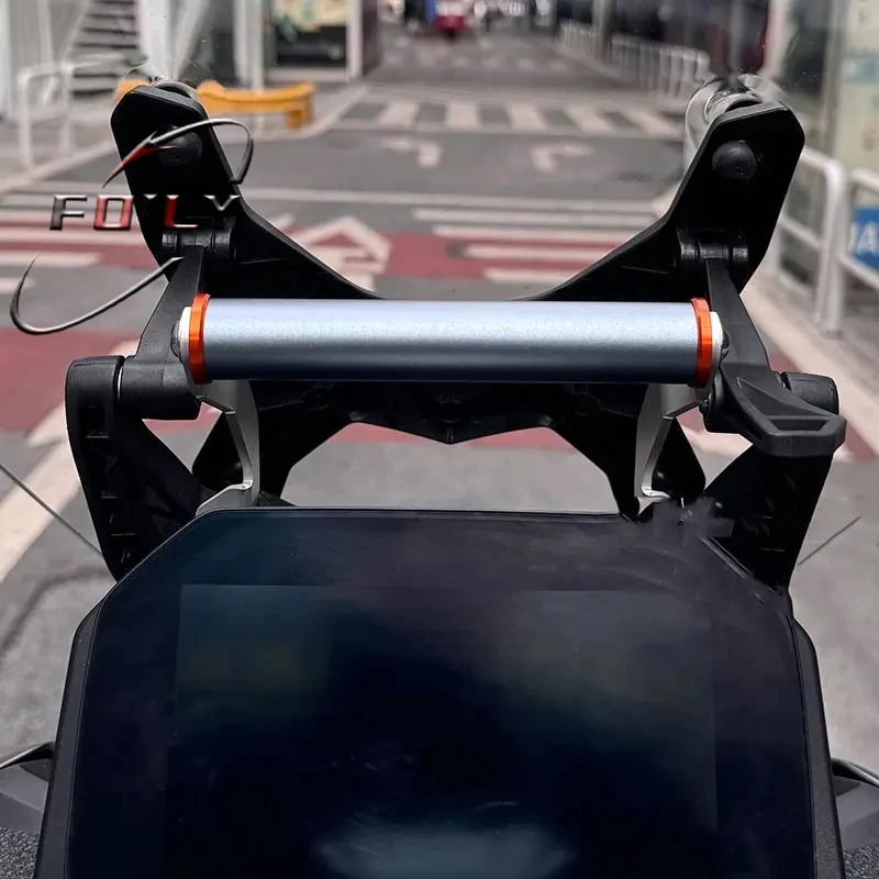 Фото Подходит для навигационного кронштейна BMW C400GT 2025 c400GT, расширенная горизонтальная планка, антивибрационный и амортизирующий держатель для телефона №4