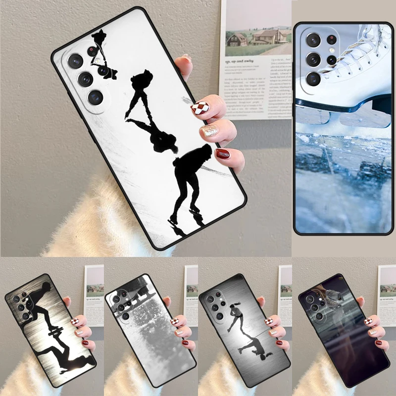 Чехол для Samsung Galaxy S24 S25 Ultra S21 S22 Note 10 20 lite Plus FE S23 Pretty Figure Skating Dance, чехол для телефона Coque