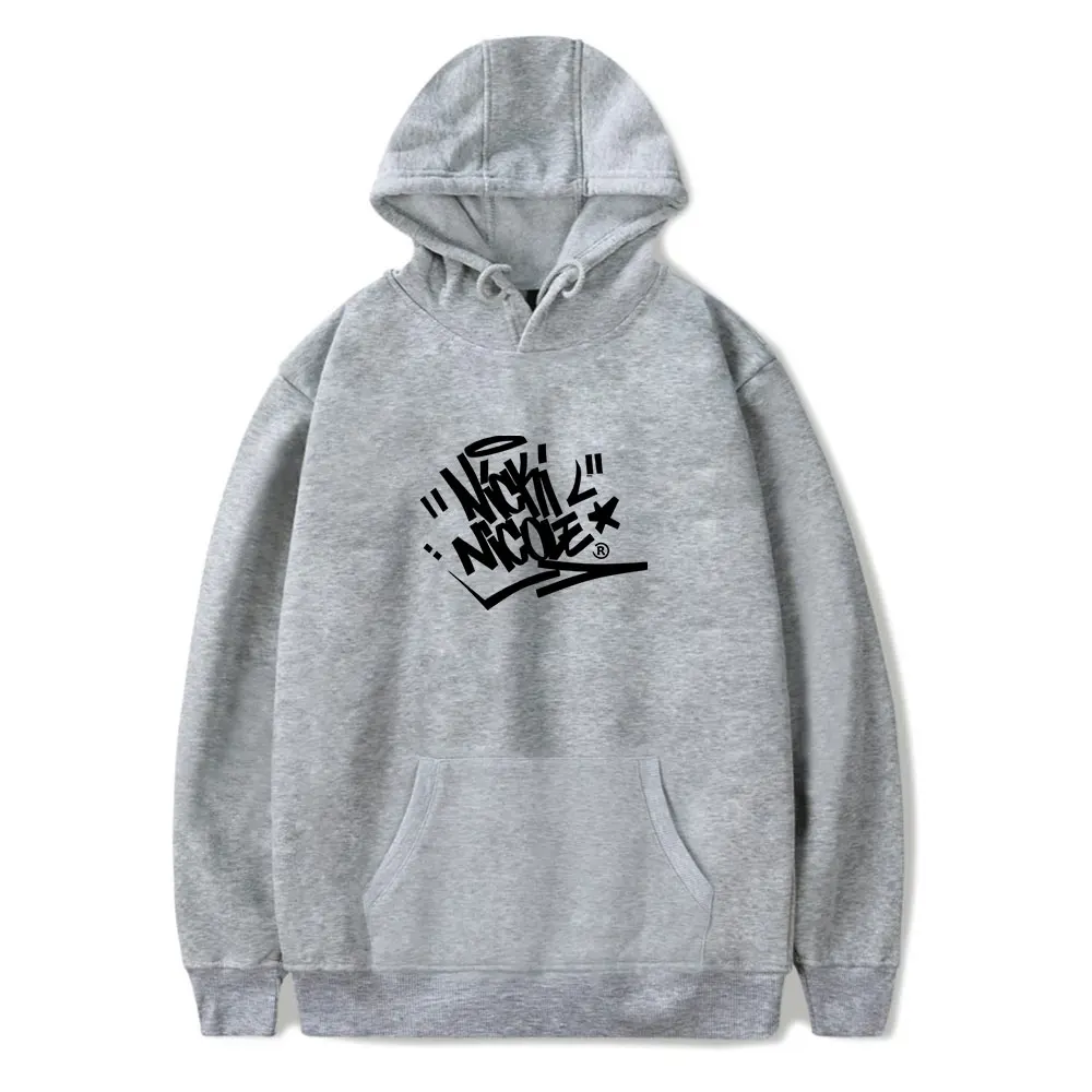 Фото Толстовки Nicki Nicole, Альма, альбом, логотип, рэпер, тур, Merch, принт, унисекс, модные смешные повседневные свитшоты №2