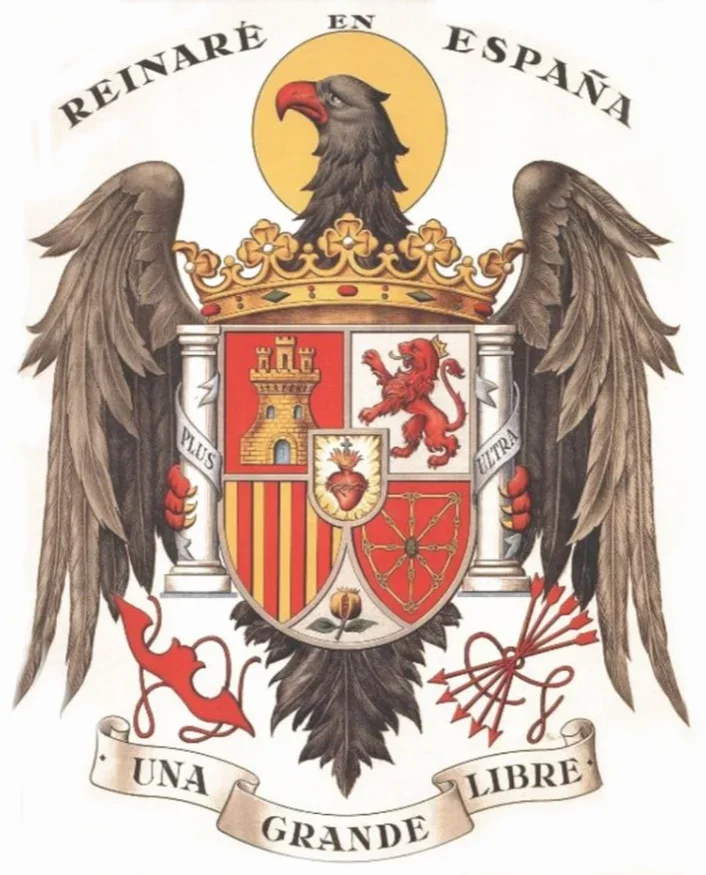 Испанская императорская футболка San Juan Eagle с гербом и графикой, 100% хлопок, с круглым вырезом и коротким рукавом, летняя повседневная мужская футболка (art.: 3920caa93387b) - 3920caa93387b