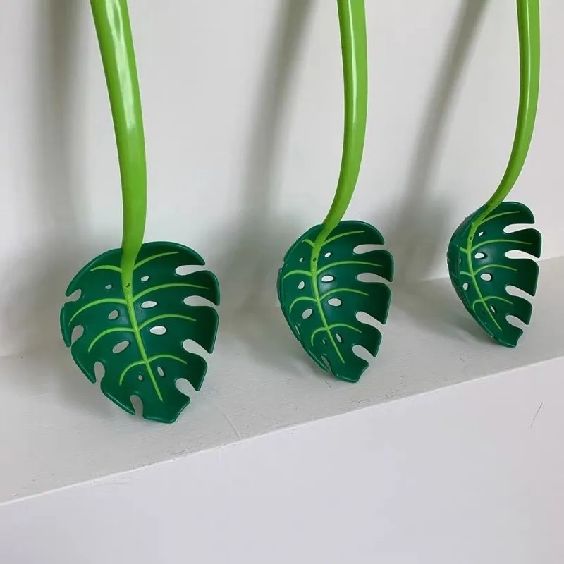 Фото Многофункциональная стальная спагетти Groen Monstera Leaf Vergiet из нержавеющей стали №5