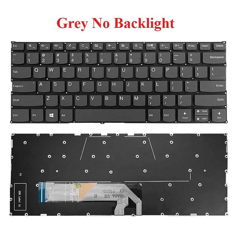 Фото Клавиатура с подсветкой T US для клавиатуры ноутбука Lenovo Yoga 6-13ARE05 6-13ALC6 №2