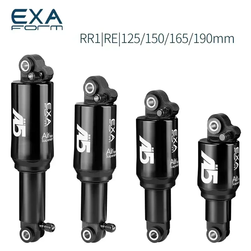 Задний амортизатор EXA MTB Solo/двойная пневматическая подвеска RR1/RE 125/150/165/190 мм, велосипедный амортизатор давления воздуха, велосипедные детали
