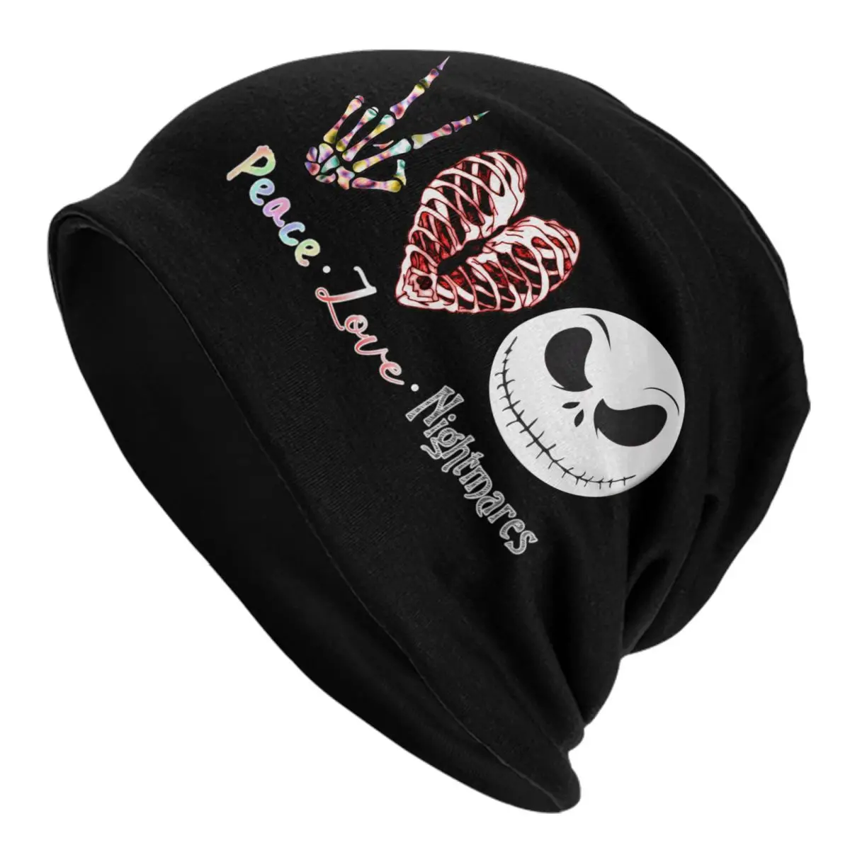 Кошмар перед Рождеством Skullies шапки шапки унисекс зимняя теплая вязаная шапка Хэллоуин фильм Джек Челингтон шапки с капюшоном